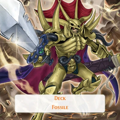 Yu Gi Oh Yugioh! Deck Mazzo Fossile Teschio Re Fusione Skullgios Erosione - Immagine 1 di 4