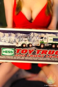 Hess 2008 Toy Truck and Front Loader In Original Box NEW - Picture 1 of 7