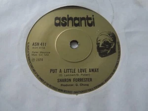 SHARON FORRESTER - Put A Little Love Away-7" single - ASH 411 - Reggae - Ashanti - Imagen 1 de 3