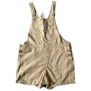 Salty Shreds Tan and Cream Cotton Overalls – Size M - Picture 1 of 4