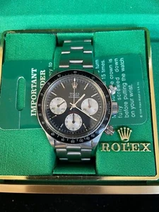 Genuine Vintage Rolex 6263 Black Dial Daytona 1973. Box & Booklets - Picture 1 of 13