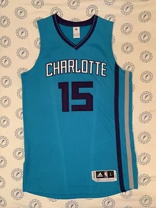 Authentic Kemba Walker Charlotte Hornets Adidas Rev30 Mesh Pro Cut NBA Jersey L - Picture 1 of 7