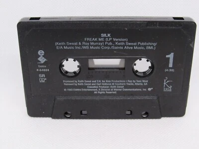 SILK - Freak Me Cassette Single (LP, Remix, Jeep Beat Mix) R&B 1993 Elektra - Image 1 of 3