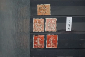 DEP-59-20-1: lot d'oblitérations du XXè siècle du département ORNE - Imagen 1 de 1