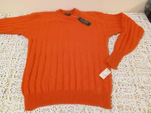 Maglione donna lana vintage taglia M maglia cavo fila Siviglia nuovo con etichetta Hong Kong NUOVO - Foto 1 di 10