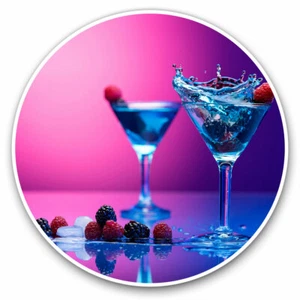 2 x Vinyl Aufkleber 20 cm - tolle Cocktail Getränke Getränk cool Geschenk #8695 - Bild 1 von 9