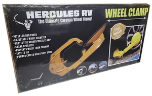 ANTI THEFT WHEEL CLAMP HERCULES HEAVY DUTY CARAVAN CAR BOAT TRAILER JAYCO PARTS - Picture 1 of 4