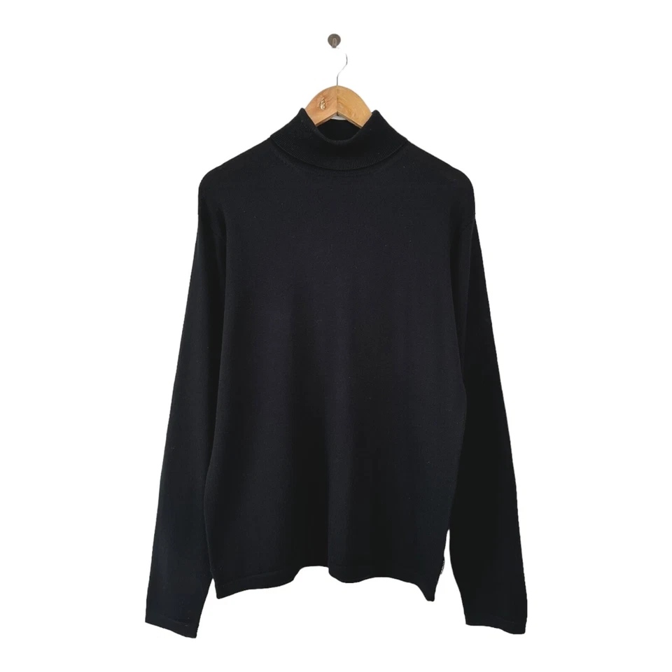 BALMAIN PARIS Turtleneck Wool Pullover Sweater - Image 1 of 4