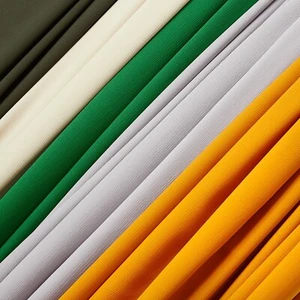 Matte Striped Crinkle Stretch Satin Polyester Spandex Medium Weight Fabric - Picture 1 of 17