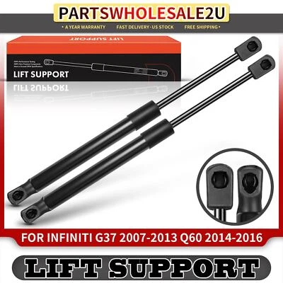 2x Apoios de suspensão a gás do capô dianteiro para INFINITI G37 2008-2013 Q60 2014-2015 - Imagem 1 de 4
