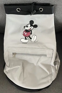 NUOVA borsa TOTE con cordino di topolino grigia con cerniera nera REFRIGERATORE - Foto 1 di 5
