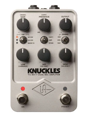 UA UAFX Knuckles | '92 Rev F Dual Rec Amplifier Modeling Pedal with Bluetooth - Image 1 of 4