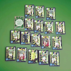 Lot x 18 CELTIC 2016-17 Topps Match Attax SPFL Scottish Football Cards - Picture 1 of 5