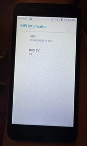 Alcatel QS5509a (ATT) Prepago 16GB Envío Rápido Negro Muy Bueno Usado - Imagen 1 de 3