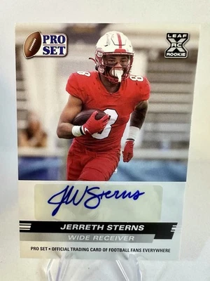 2022 Leaf Pro Set Draft - Autographs Jerreth Sterns #PSA-JT2 (AU, RC) - Image 1 of 2
