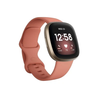 Smartwatch Fitbit Versa 3 GPS Herzfrequenz Sprachassistent  - Bild 1 von 4
