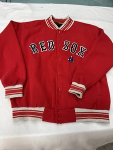 Chaqueta de los Medias Rojas de Boston para Hombres XL Jersey Rojo MLB Chaqueta Ropa de Vida Auténtica - Imagen 1 de 8