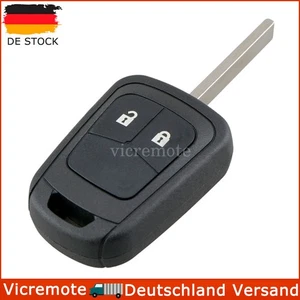 2 Tasten Schlüssel Gehäuse für Opel Corsa E Zafira C Astra J Meriva B Insignia A - Bild 1 von 8
