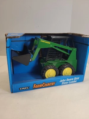 1994 ERTL Farm Country John Deere 1/16 minicarregadeira vintage nova na caixa - Imagem 1 de 4