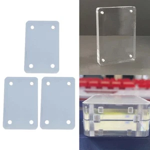 Triple Acrylic Magnetic Photo Frame Set Double Sided for Displaying Photos - Picture 1 of 35