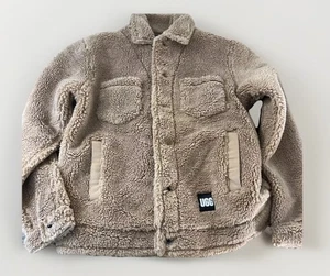 CHAQUETA DE CAMIONERO UGG JANSON SHERPA PARA HOMBRE, CABINA TALLA MEDIANA (AUTÉNTICA) NUEVA - Imagen 1 de 15