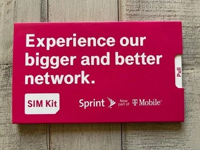 Sprint / T-Mobile SIM Kit - Brand New Sealed Free Shipping - Image 1 of 2