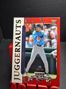 2025 panini crusade juggernauts chandler simpson red /99 - Picture 1 of 3