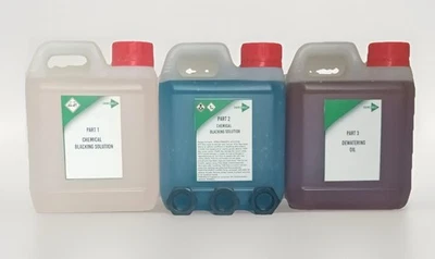 BLACK DIAMOND SOLUTION Chemical Blacking kit 1L Corrosion resistant black oxide finish Brand new