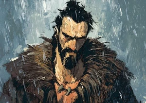 Kraven the Hunter  Art  Card 1/1 PaintOholic Signed ONE OF A KIND - Picture 1 of 2