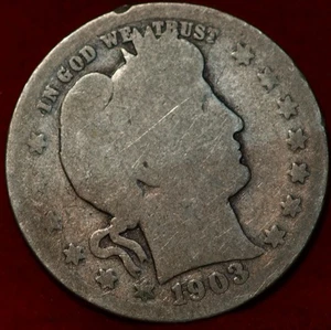 1903-O New Orleans Mint Silver Barber Quarter - Picture 1 of 2