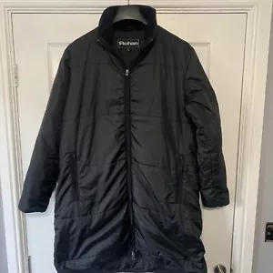Rohan Black Long Cocoon Full Zip Puffer Jacket Coat - Women's Medium - Picture 1 of 9