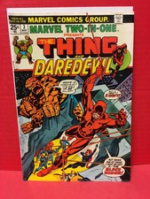 Marvel Two In One #3 1974 Comic Thing Daredevil Black Widow Fantastic Four
