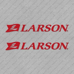 LARSON BOAT LOGO DECALS STICKERS Set of 2 12" LONG - Picture 1 of 2