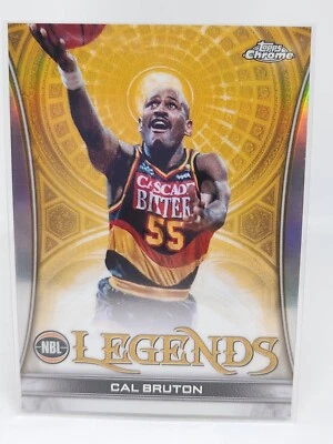Cal Bruton 2022-23 NBL Topps Chrome LEGENDS NBLL-8 - Image 1 of 2