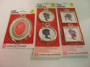 VINTAGE LINK FRAMES by Cadillac Frames Lot of 3 Packages - Picture 1 of 7