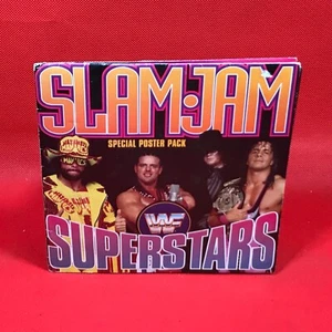 WWF SUPERSTARS Slam Jam (1992 UK 7" vinyl single POSTER SLEEVE wrestling record - Picture 1 of 6