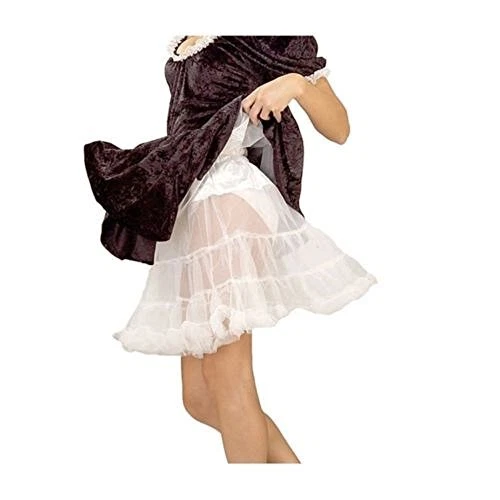 Abrigo pequeño de crinolina blanco Foto 1 de 1