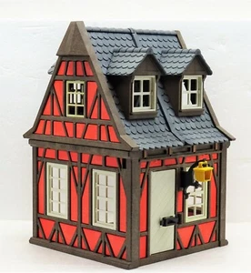Rossa Carpenteria Casa Playmobil 7785 Steck Cavaliere Originale Pellicola Nuovo - Foto 1 di 9