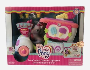 My Little Pony Ice Cream Dream Supreme Truck W/ Rainbow Swirl Pony 2007 New - Picture 1 of 10