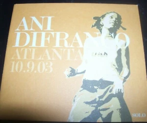 Ani DiFranco – Solo Atlanta 10.9.03 – Live CD – Like New - Picture 1 of 1