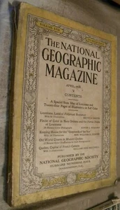 THE NATIONAL GEOGRAPHIC MAGAZINE APRIL, 1930 - Picture 1 of 3