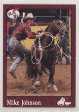 1991 Rodeo America Pro Rodeo Cards Set B Mike Johnson #61