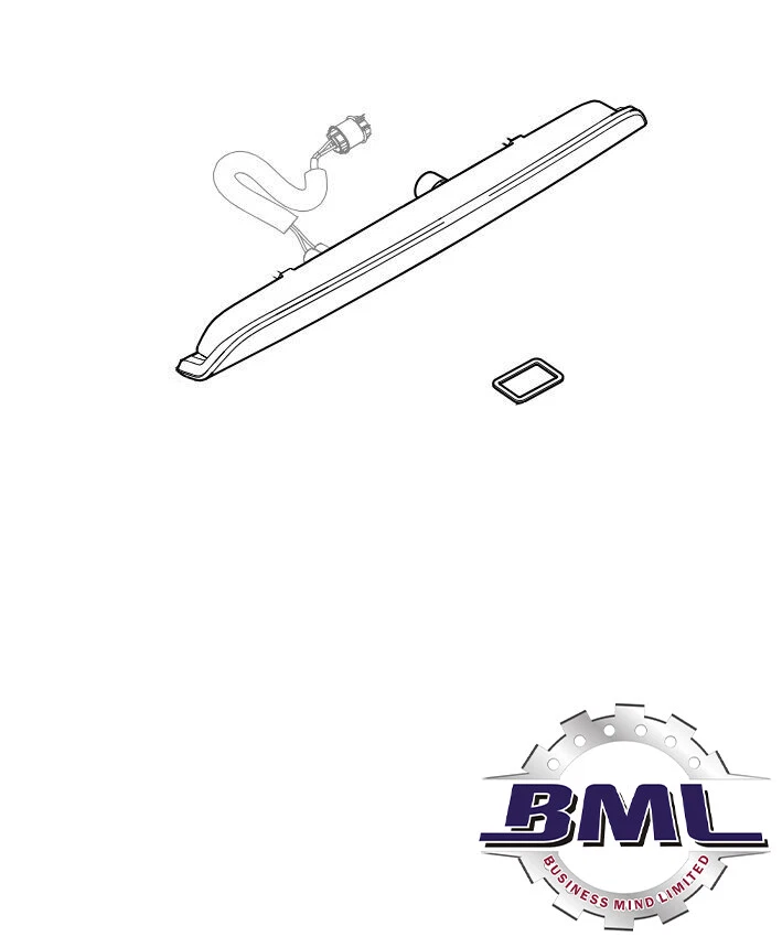 LAND ROVER RANGE ROVER EVOQUE HIGH MOUNTED REAR BRAKE LIGHT . PART - LR045241 - Image 1 of 1