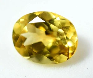 2.90 Ct Natural Lemon Citrine Oval Cut GGL Certified AAA+ Quality Treated Gem - Picture 1 of 4