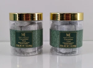 Cucumber Mint Bath Body Exfoliating Sugar Scrub Cubes Spa Gift 7 oz. (2-Pack) - Picture 1 of 12