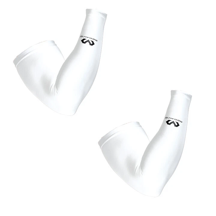 McDavid 6566 Compression Arm Sleeves - White - Image 1 of 1