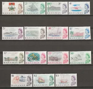 Bahamas 1967/71 SG 295/309 postfrisch - Bild 1 von 2
