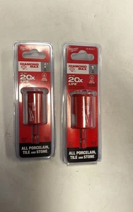 Milwaukee Diamond Max Lochsäge 2er-Set für Fliesen oder Stein 3/4" und 1" - Bild 1 von 2