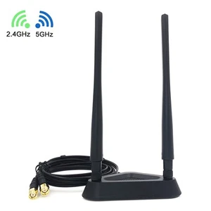 Wireless Wi-Fi Antenna Network 2400-2500 MHz 8dBi Cable Omnidirectional - Photo 1/43
