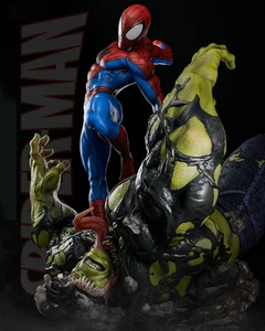Spider-Man vs Hulk Escala 1/6 1/9 Estatuilla Coleccionable Estatua Figura Pintada a Mano - Imagen 1 de 5